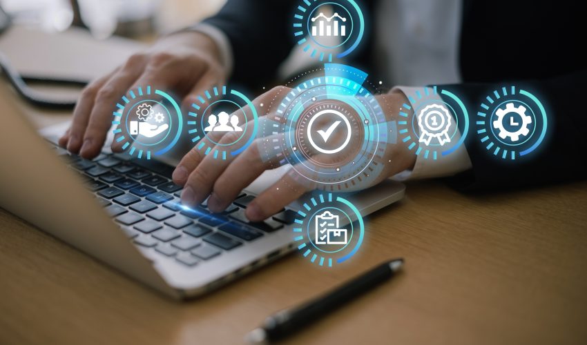 Students gaining hands-on experience in programming, networking, and information systems during the OTHM Level 5 Diploma in Information Technology course.