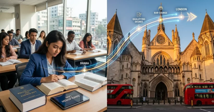 Bangladeshi law student transitioning to a UK Barrister via the accelerated 3-year Graduate Entry LLB route.